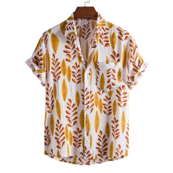 Floral Hawaiian Aloha Men’s Aloha Shirt - Image 12