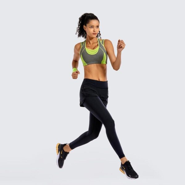 Mesh Patchwork Sports Bra - Image 14