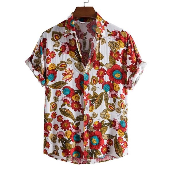Floral Hawaiian Aloha Men’s Aloha Shirt