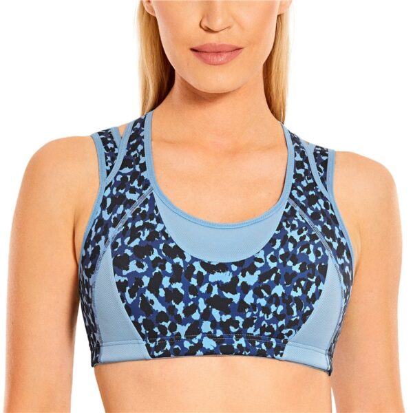 Mesh Patchwork Sports Bra - Image 15