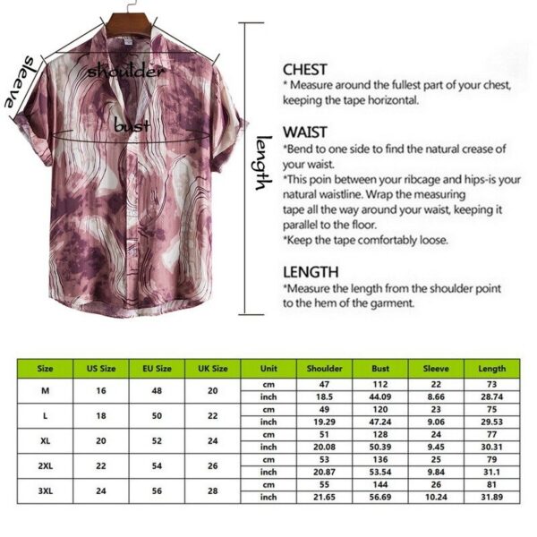 Floral Hawaiian Aloha Men’s Aloha Shirt - Image 9