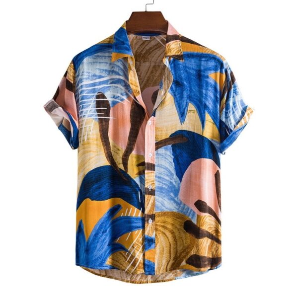 Floral Hawaiian Aloha Men’s Aloha Shirt - Image 7