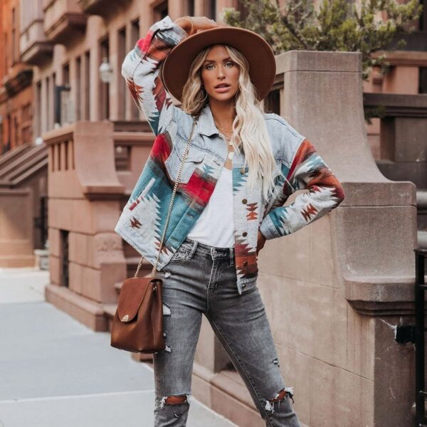 Retro Denim Jacket - Image 7