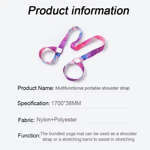 Yoga Mat Strap Stretching Band - Image 4