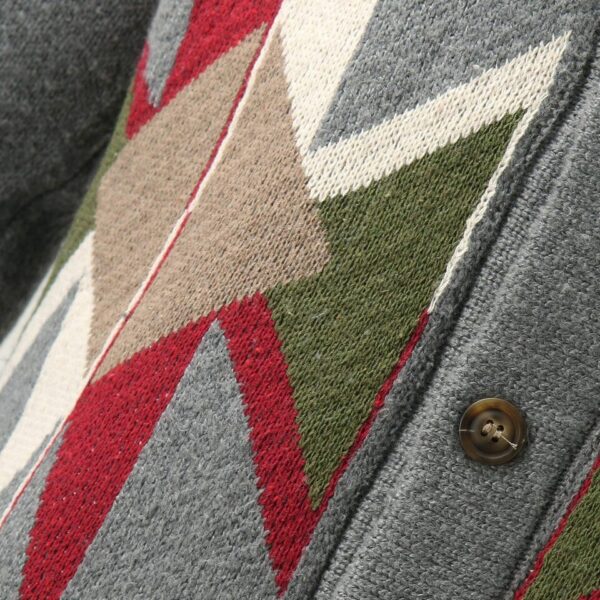 Men's Button Up Sweater - Image 10