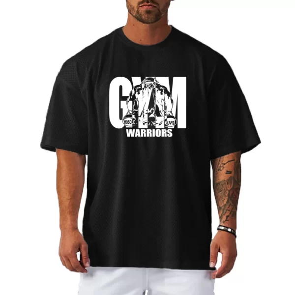 Oversized Loose Men's Casual Sport T-Shirt - Image 2