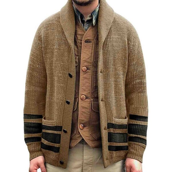 Men's Button Up Sweater - Image 3